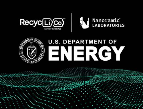 RecycLiCo and Nanoramic Collaboration Selected for Award Negotiations Under the DOE Advanced Energy Manufacturing and Recycling Grant Program